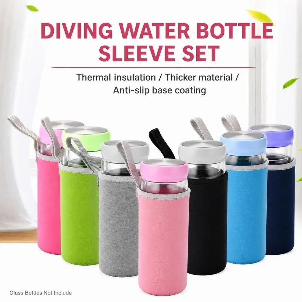 Neoprene Water Bottle Sleeve with Handle – 420/550ml Bottle Sleeve Nixie