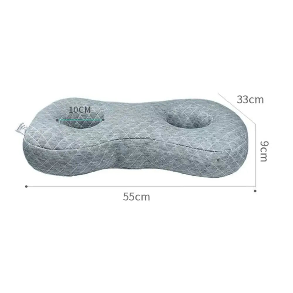 Ear Piercing Pillow – Dual Holes, Memory Foam Side Sleeper