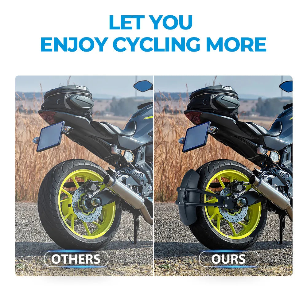 Universal Motorcycle Rear Fender Mudguard Splash Guard Motorcycle Rear Fender Nixie