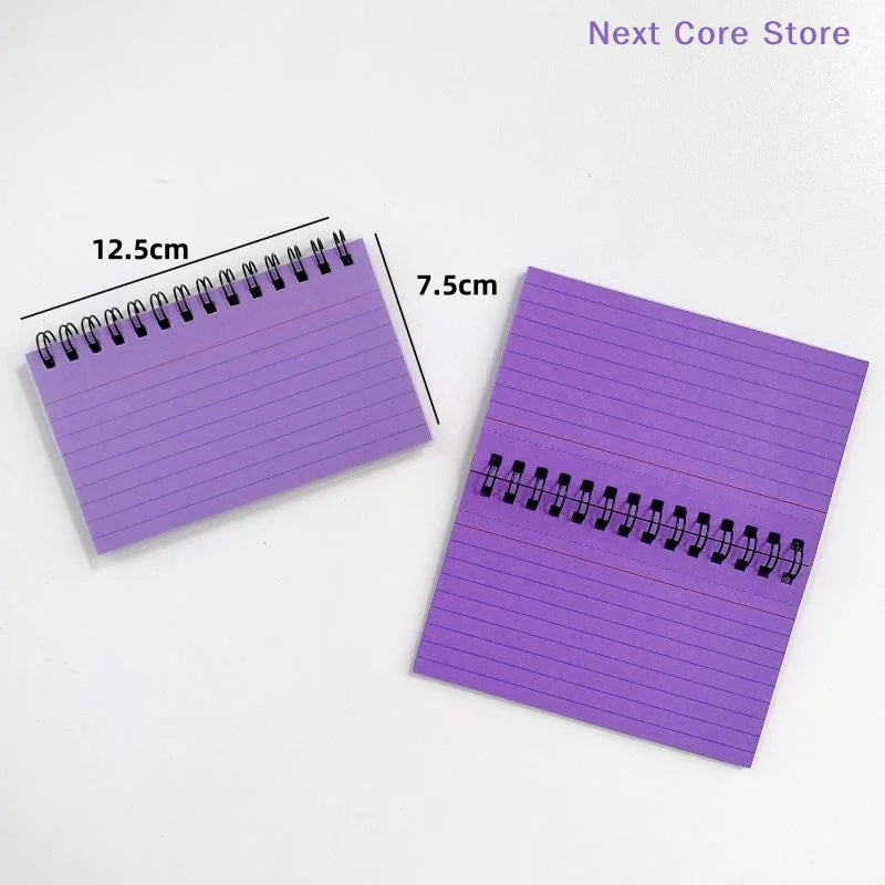 50-Sheet Colorful Tearable Mini Spiral Notebook – Memo Pad Mini Spiral Notebook Nixie