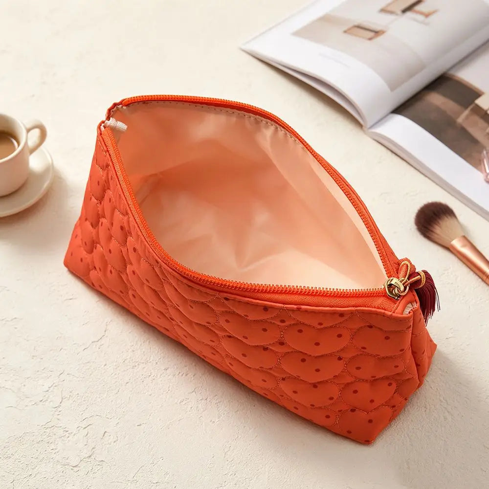 Polka Dot Cosmetic Bag Large Waterproof Travel Toiletry Pouch Cosmetic Travel Bag Nixie