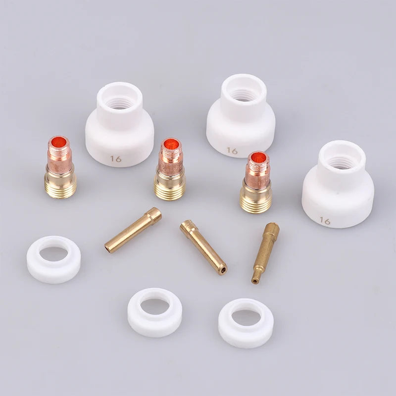 4Pcs TIG Welding Ceramic Nozzle Kit WP17/18/26 Gas Lens Set Welding Torch Accessories Nixie