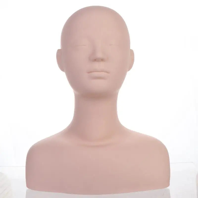 Cosmetology Mannequin Head Half Body PVC Silicone Makeup Practice Cosmetology Mannequin Head Nixie