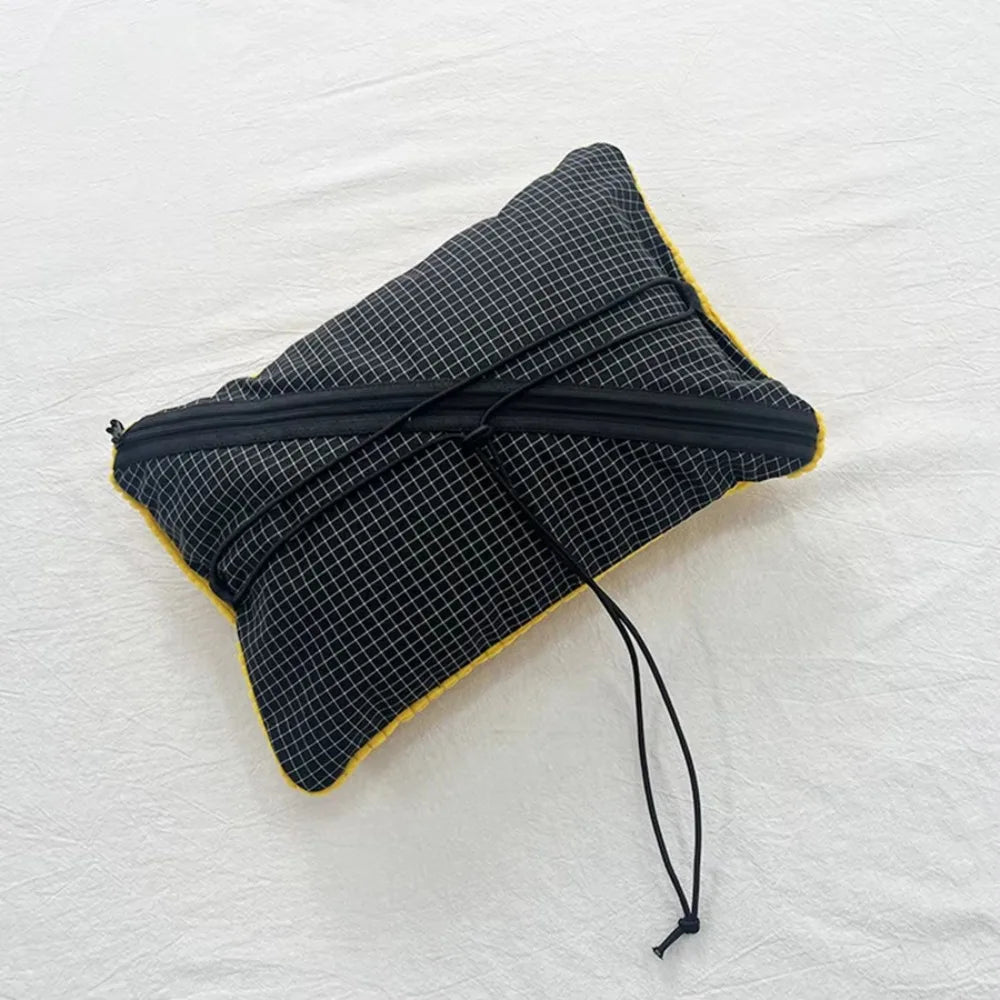 2-in-1 Pillow Storage Bag – Camping Headrest & Organizer Travel Storage Bag Nixie A