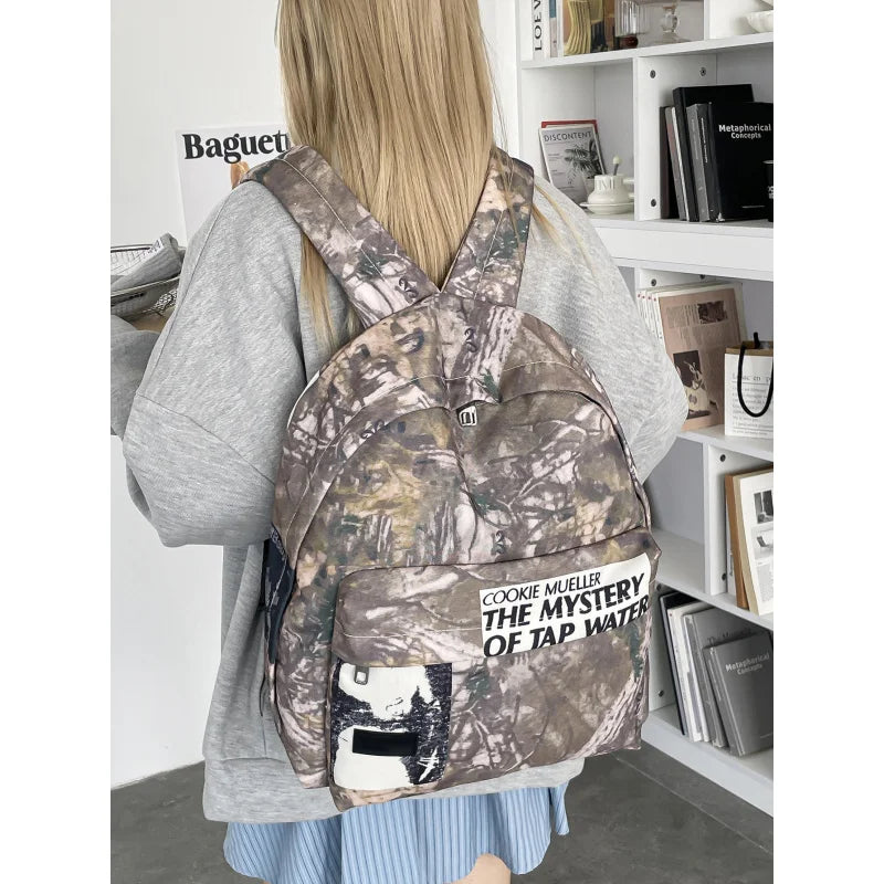 Large Waterproof Nylon Backpack – Unisex Travel & School Bag Waterproof Backpack Nixie