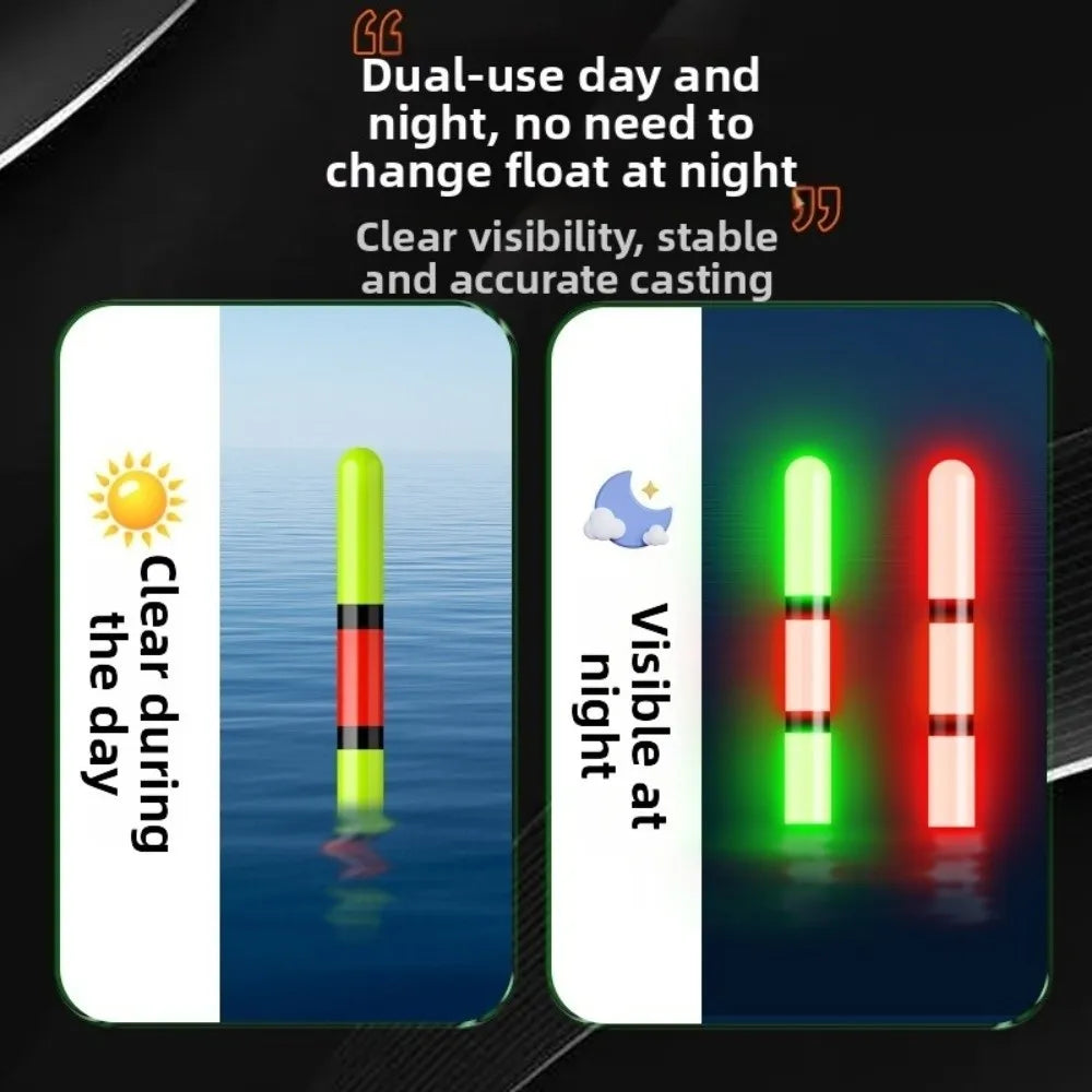 2pcs LED Color-Changing Night Fishing Float | Gravity Sensor