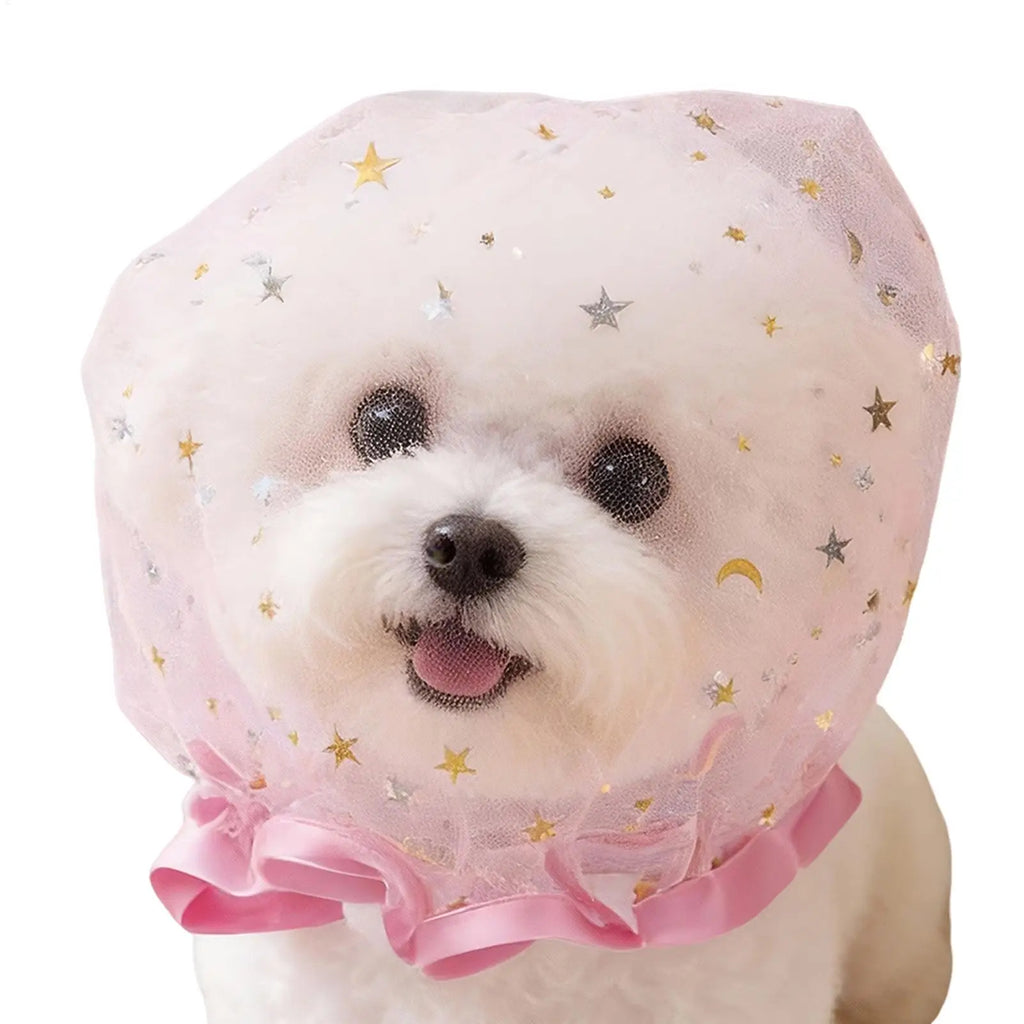 Pet Mesh Head Cover for Small Dogs & Cats – Breathable Hood Pet Head Cover Nixie
