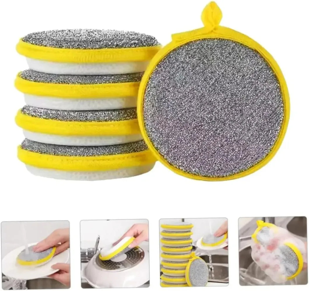 Double-Sided Reusable Dishwashing Sponge | Magic Scrub Sponge