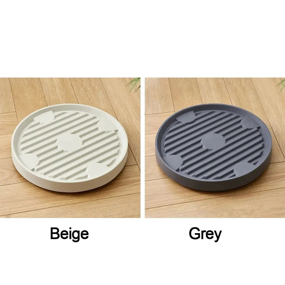 Rolling Plant Saucer with Wheels – Plastic Drip Tray for Pots