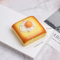 Fried Egg Toast Squishy Slow Rising Fidget Toy – Kids & Adults Squishy Fidget Toy Nixie Small toast 1pcs