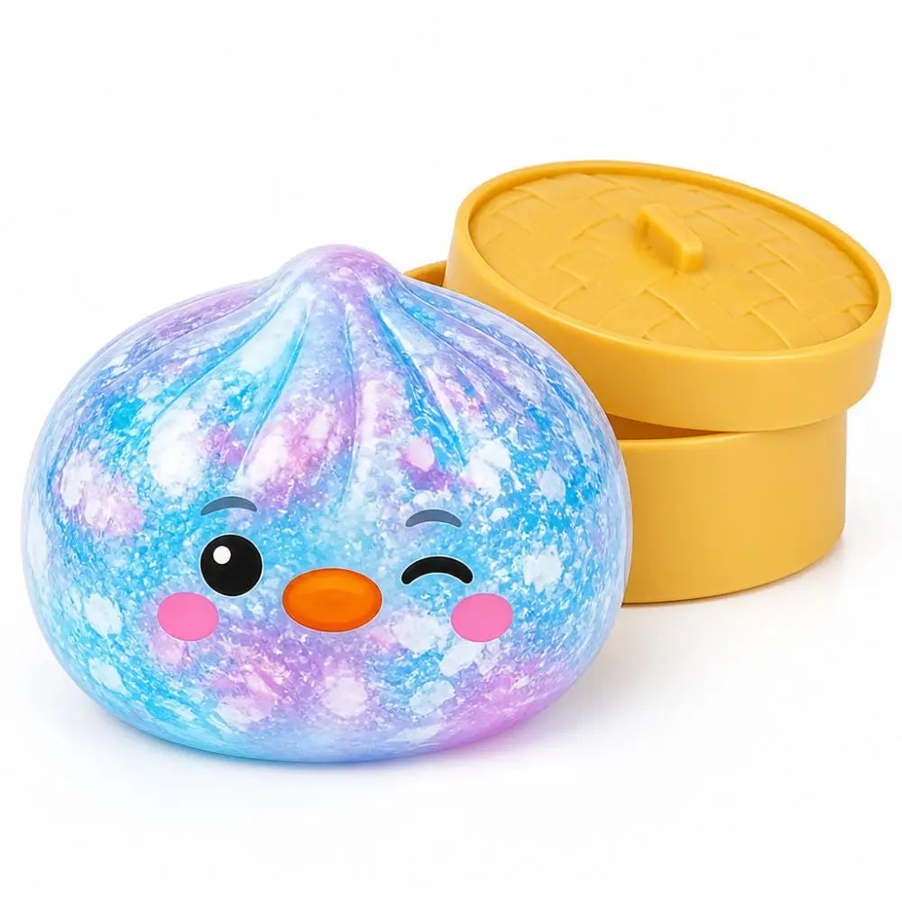 Glitter Steamed Bun Squishy Toy Slow Rising Fidget Sensory Toy Squishy Fidget Toy Nixie