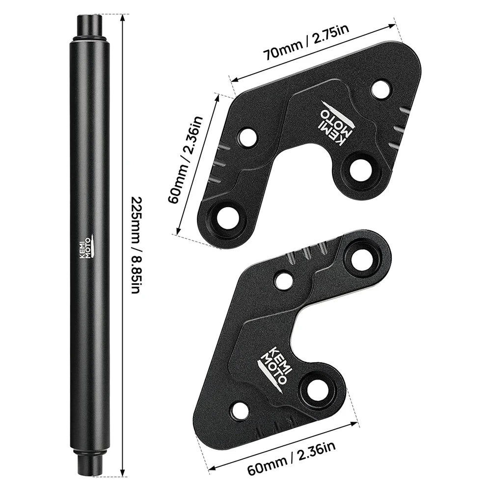 CNC Foot Peg Extender Bracket Kit – Sur-Ron Light Bee X/S Footpeg Extender Kit Nixie
