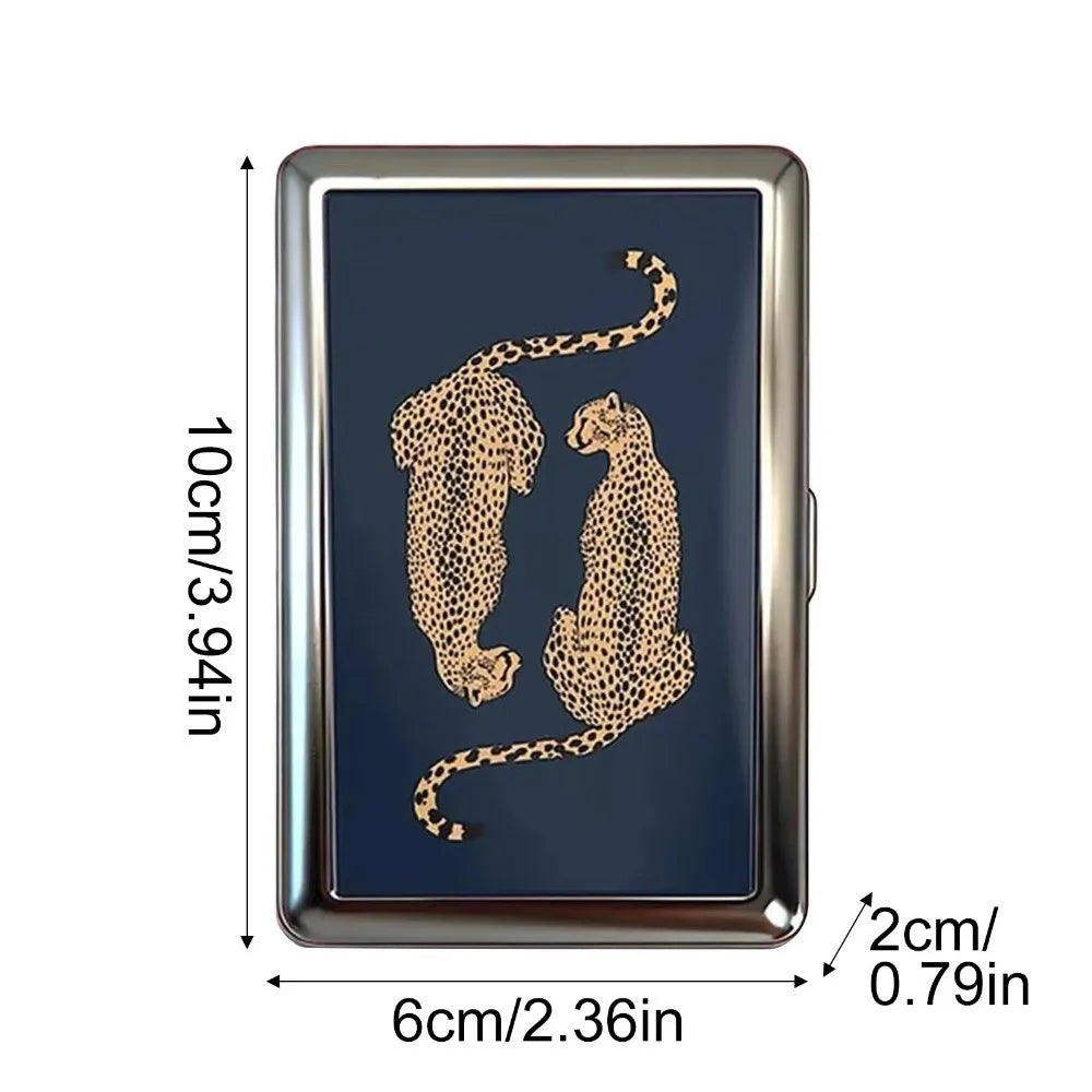 Vintage Metal Card Case – Snap ID & Credit Card Holder Metal Card Case Nixie