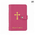 Leather Holy Card Holder Pocket Prayer Card Organizer Card Holder Organizer Nixie A1