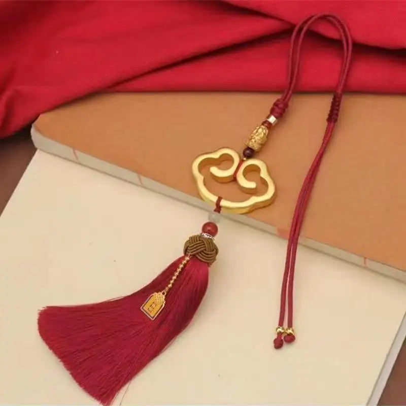 Chinese Cloud Lock Tassel Ornament – Car & Home Décor Gift Hanging Ornament Nixie