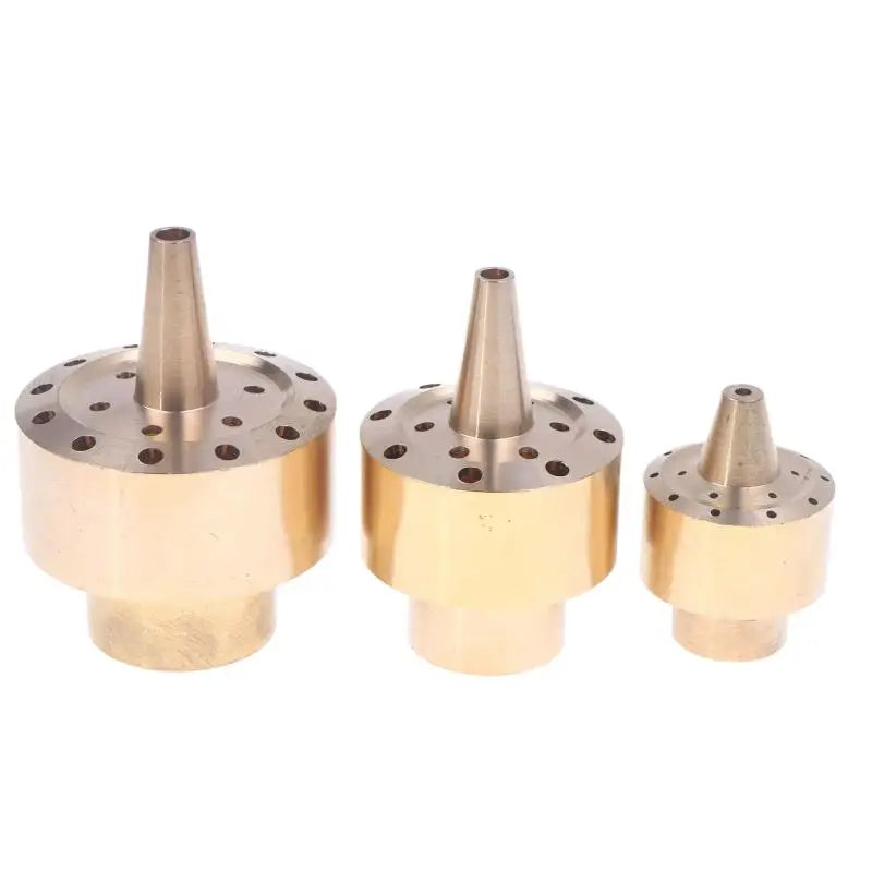 Brass Fountain Nozzle 1/4" 1/2" 3/4" Column Spray Head for Ponds Fountain Spray Nozzle Nixie