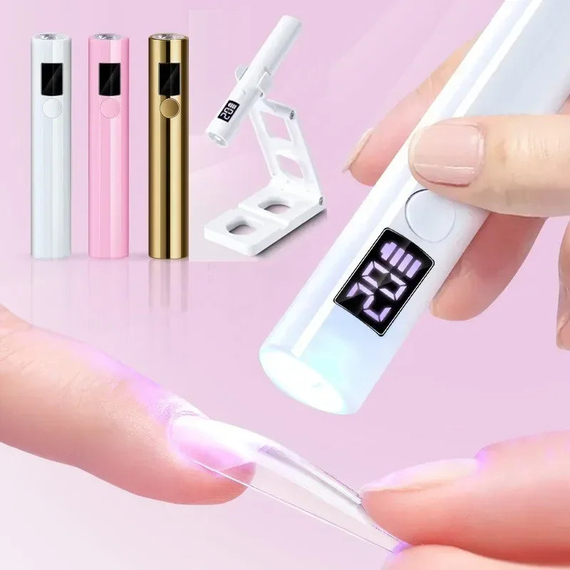 Nixie Portable UV Nail Lamp Cordless LED Gel Curing Light USB UV Gel Nail Lamp Nixie