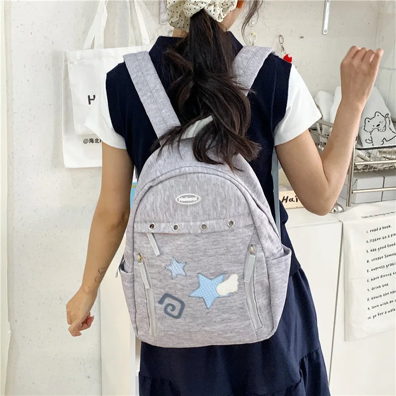 Nixie Star & Cloud Teen Girls Backpack – Waterproof School Bag Teen Girls Backpack Nixie