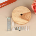 Wooden Ceiling Plate Lamp Base | 10/12cm Pendant DIY Chandelier Lamp Base Fitting Nixie A2 10cm