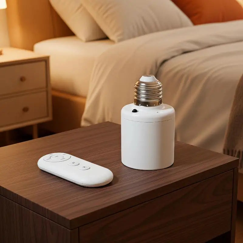 E27 Remote Control Lamp Socket with Auto-Off Timer | 10m Range