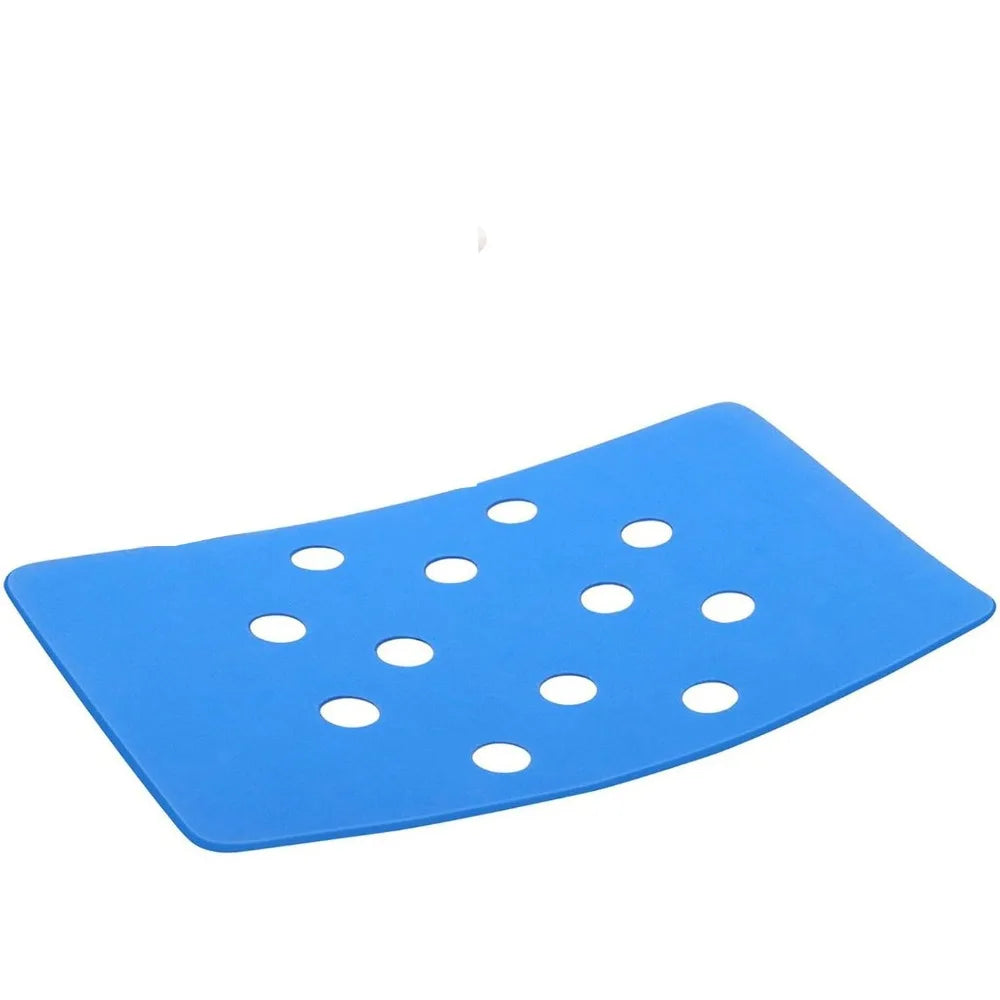 Non-Slip EVA Shower Stool Cushion | Anti-Skid Bath Seat Pad Bath Seat Cushion Nixie Blue