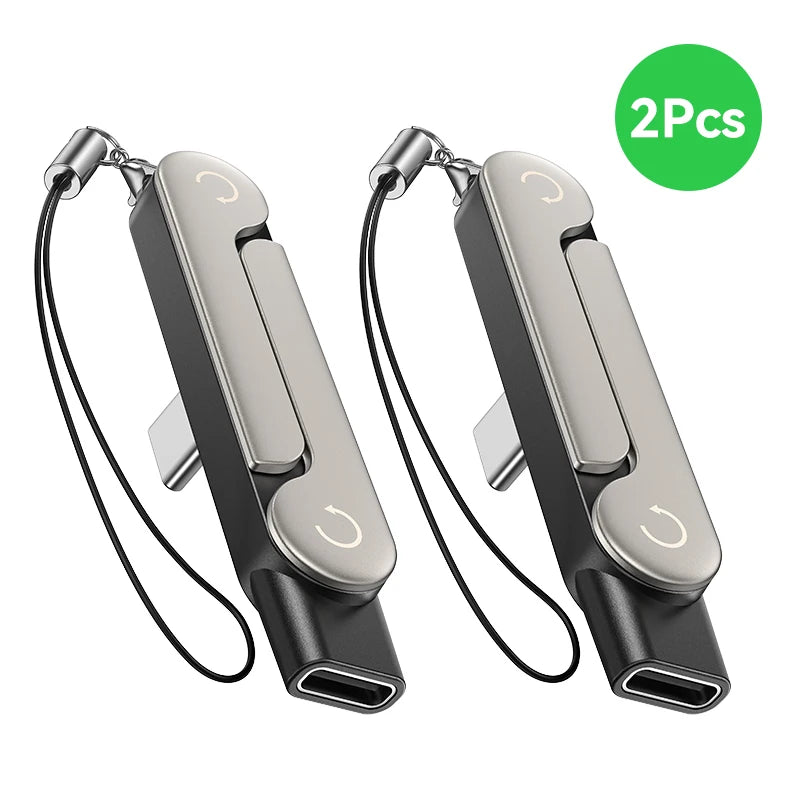 Rocoren 240W 3-in-1 Foldable Phone Stand USB-C Fast Charger