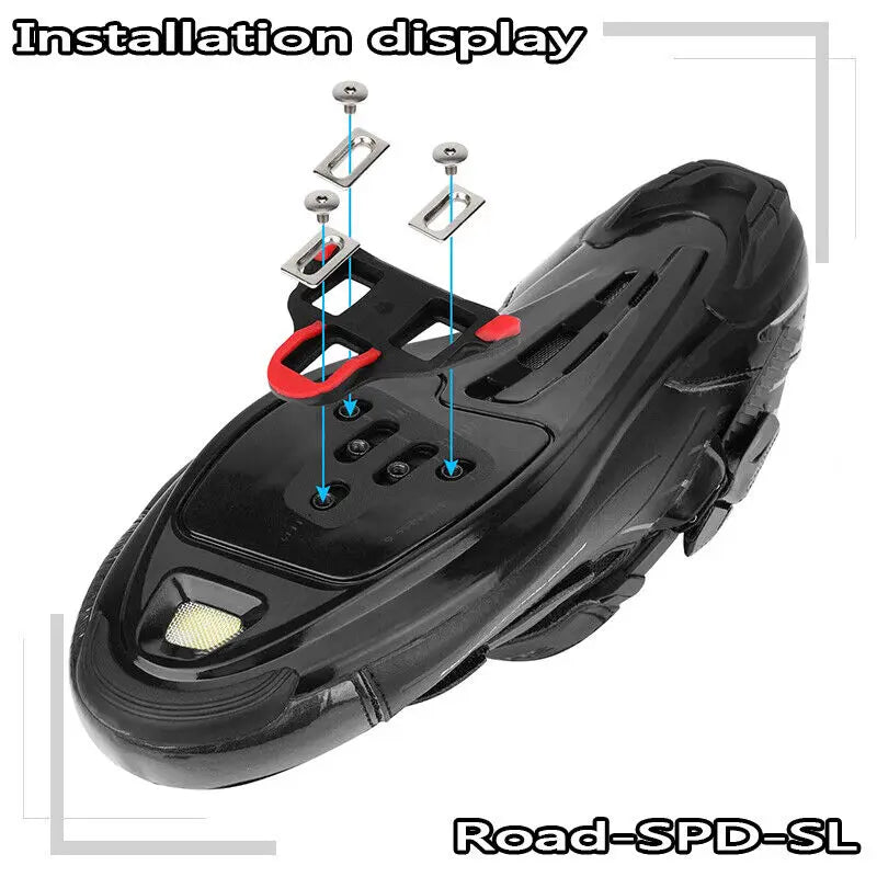 BUCKLOS Road Bike Cleats SPD-SL Look Delta MTB | 0° & 9° Cycling Shoe Cleats Nixie