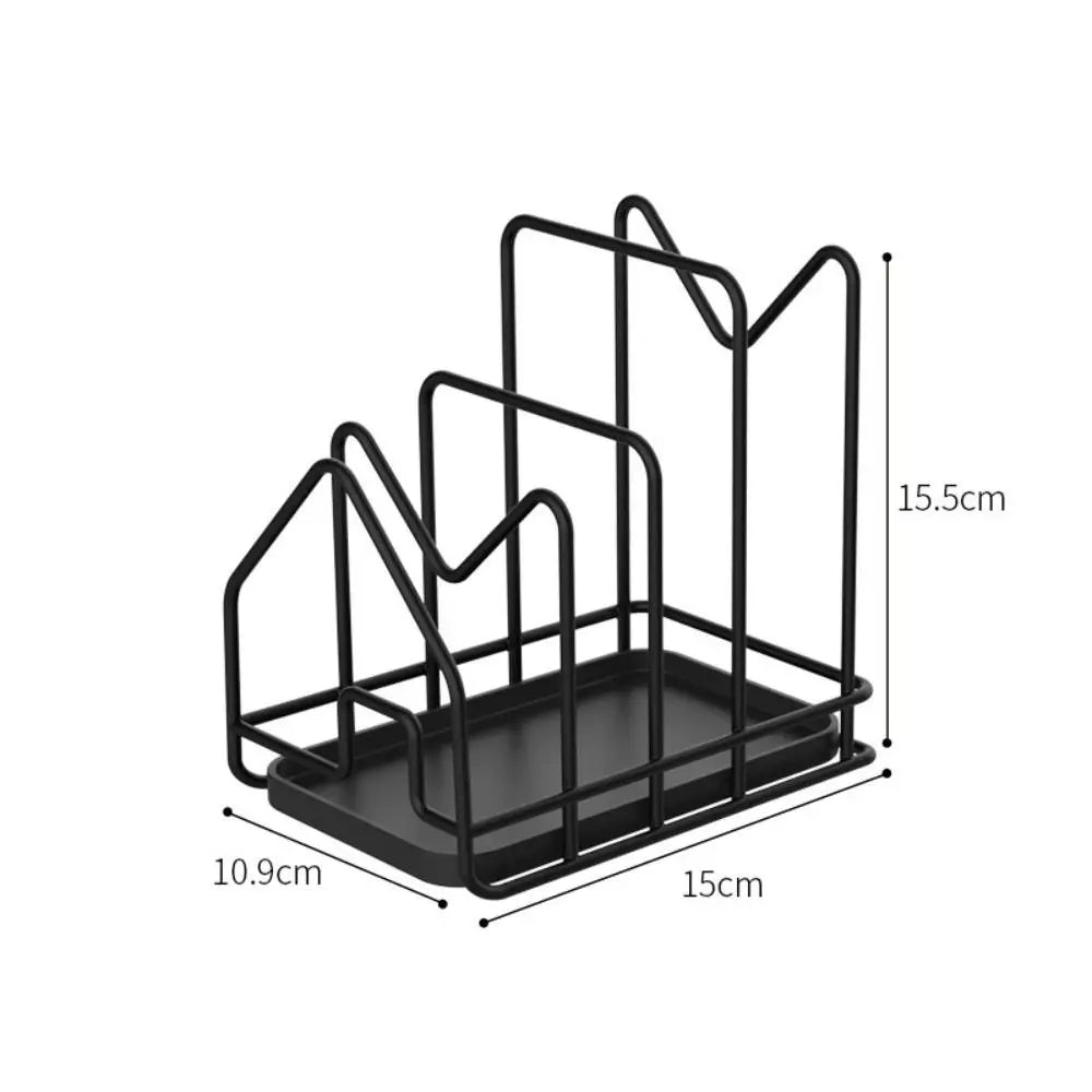Multi-Layer Pan Lid & Cutting Board Organizer Rack Kitchen Storage Rack Nixie