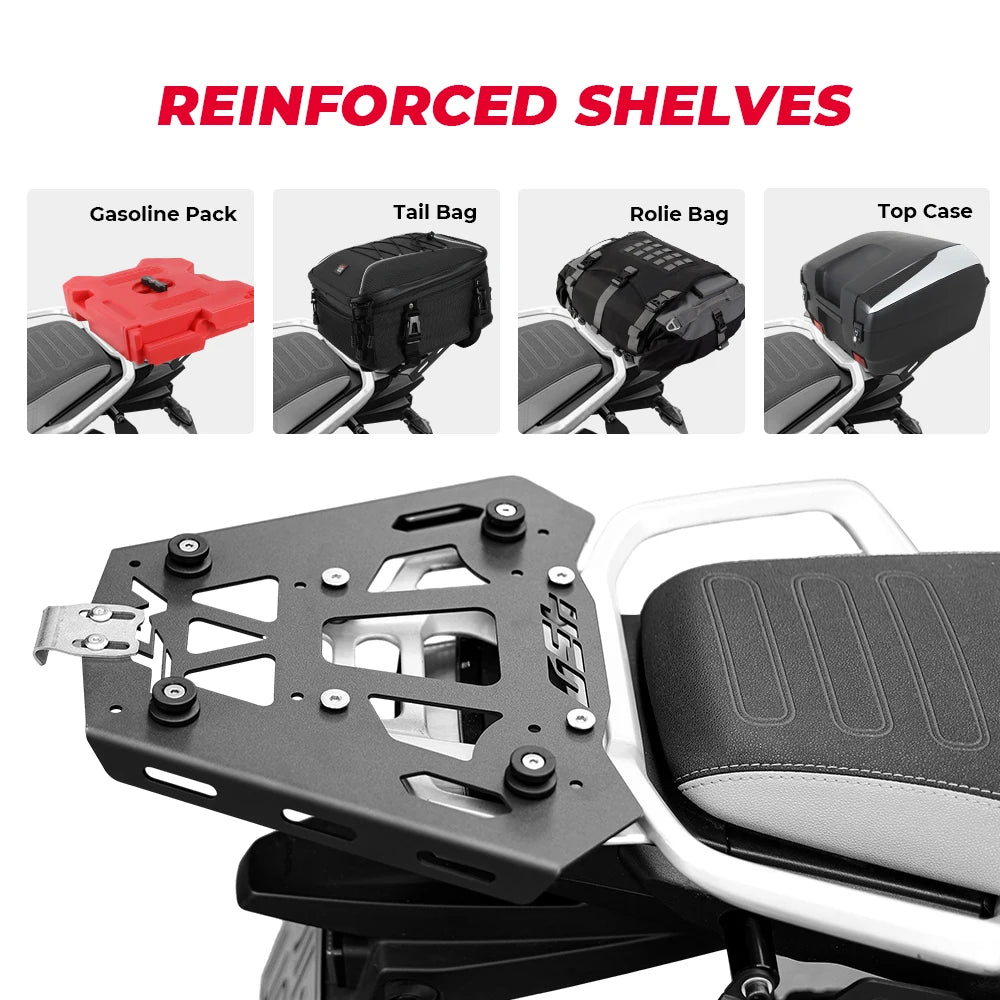 CFMOTO 450MT Aluminum Rear Rack Luggage Carrier Bracket 2024–2026 Motorcycle Luggage Rack Nixie
