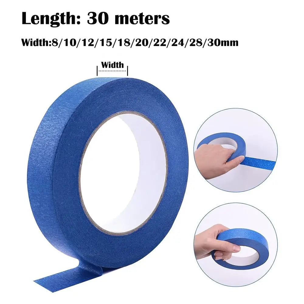Blue Painter's Tape Multi-Size | Heat Resistant & Clean Release Painter's Masking Tape Nixie