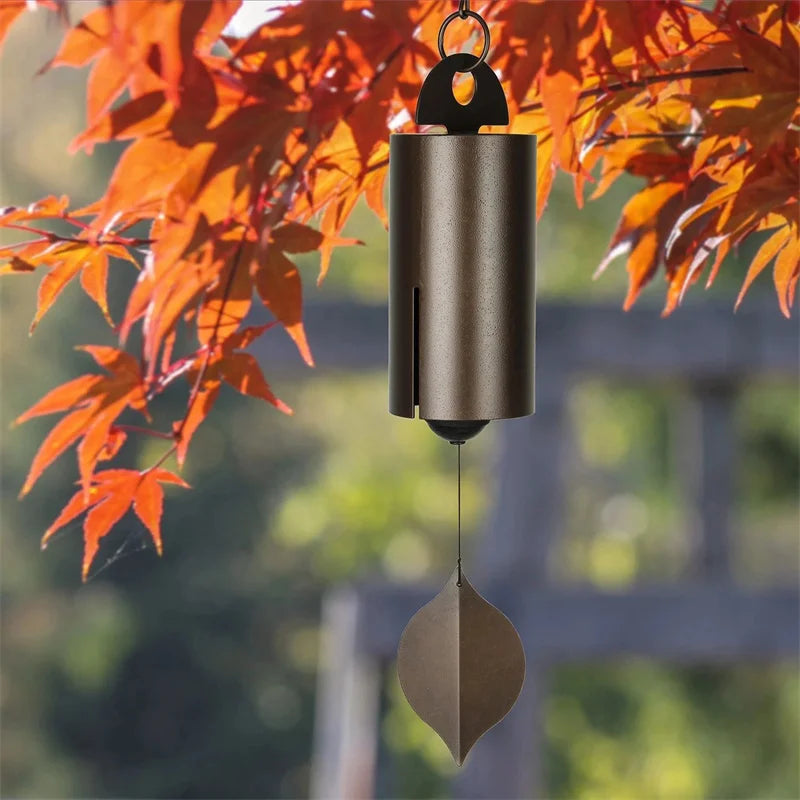 Vintage Metal Wind Chimes – Deep Resonance Bell for Garden & Home