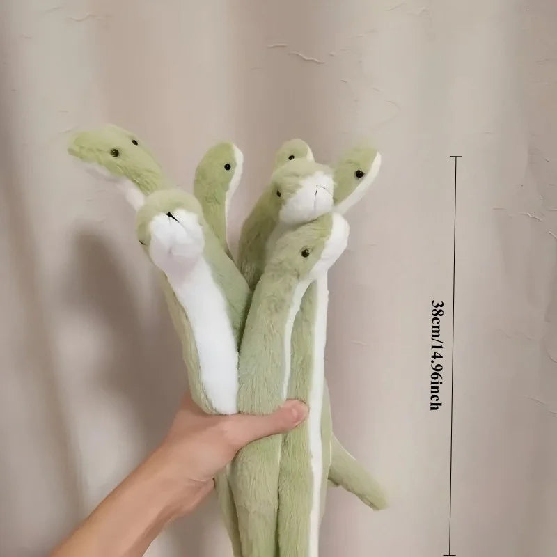 Year of the Snake Plush Keychain – Cute Green Snake Stuffed Toy Plush Toy Keychain Nixie