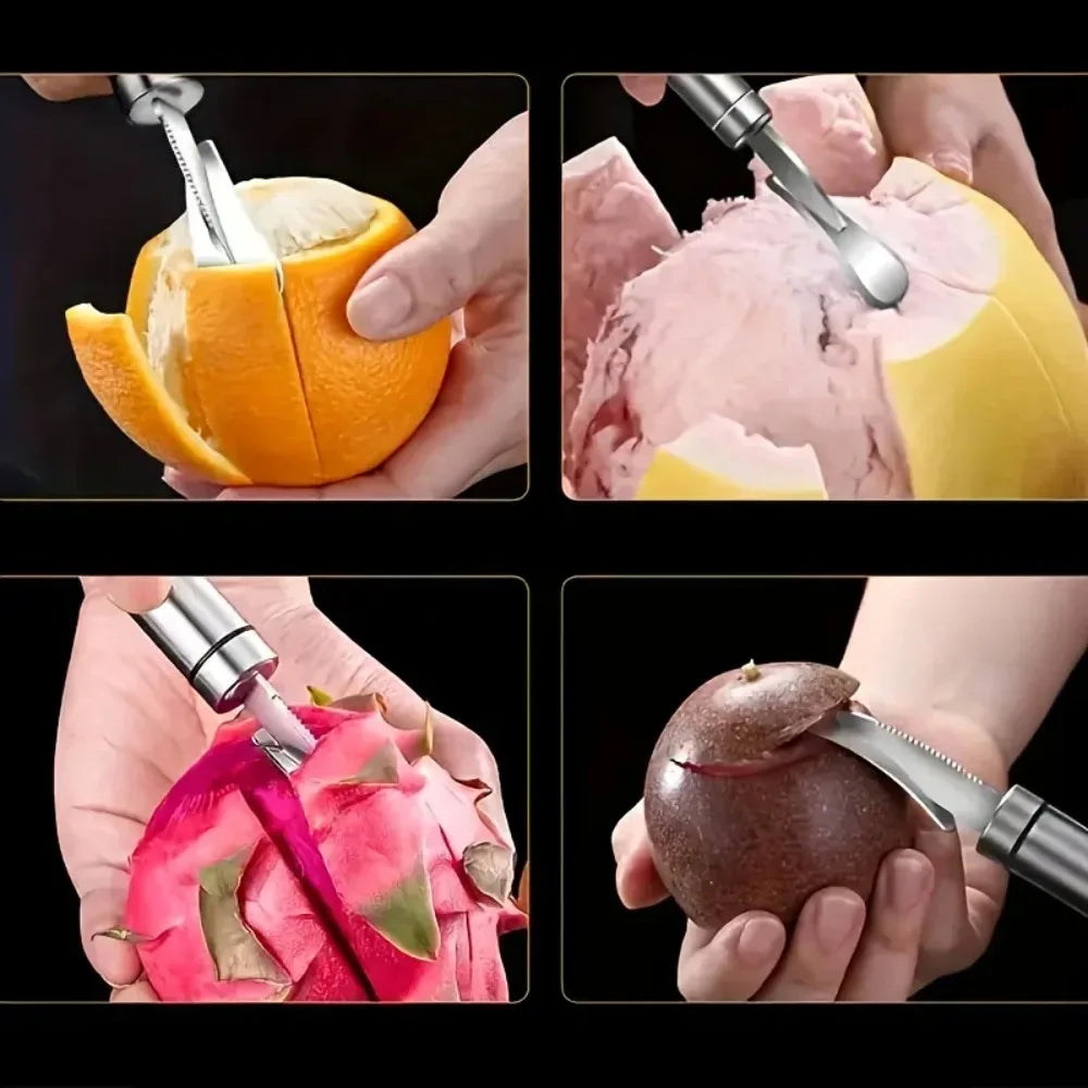 Stainless Steel Citrus & Orange Peeler Tool | FEB.WIND Citrus Peeler Tool Nixie