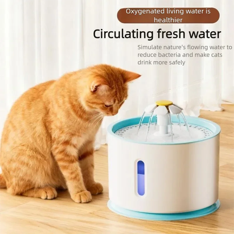 Nixie 3.2L Stainless Steel Cat Water Fountain | Silent USB Pump