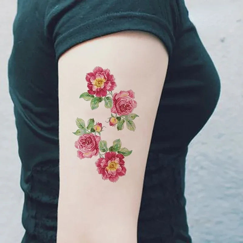 Waterproof Temporary Tattoo Stickers – Floral & Butterfly Temporary Tattoo Sticker Nixie