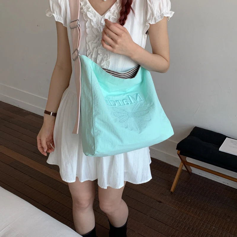 Korean Embroidered Crossbody Bag – Guava Shoulder Handbag Crossbody Handbag Nixie