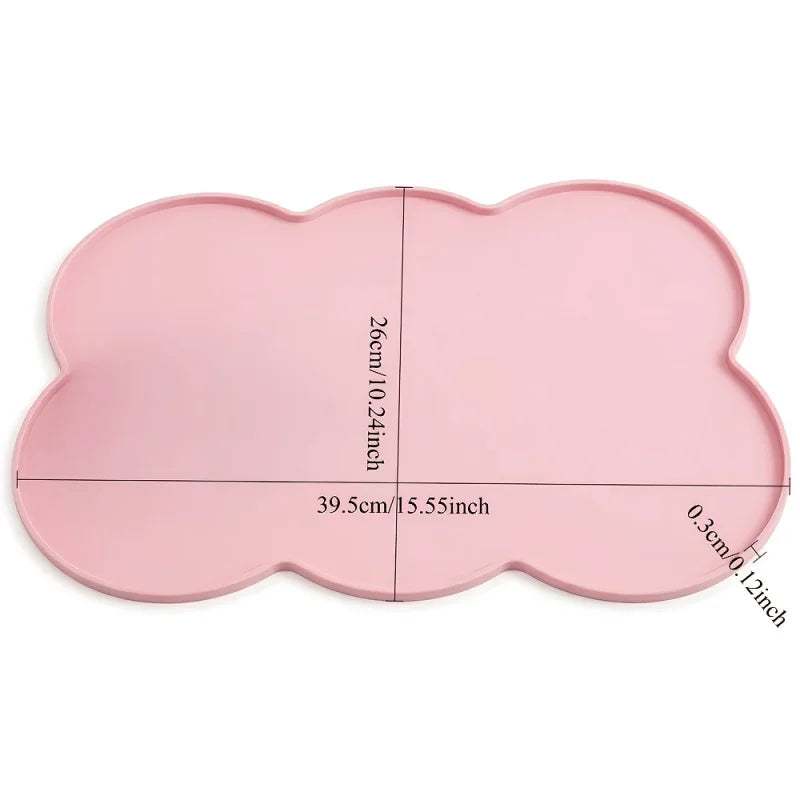 Silicone Pet Feeding Mat for Dogs & Cats | Waterproof Bowl Mat Pet Feeding Mat Nixie