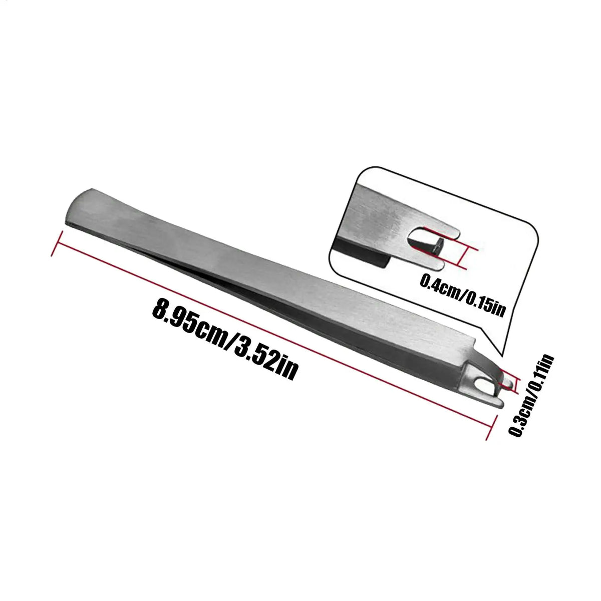 Glasses Nose Pad Tweezers – Stainless Steel Eyewear Repair Tool Eyewear Repair Tool Nixie