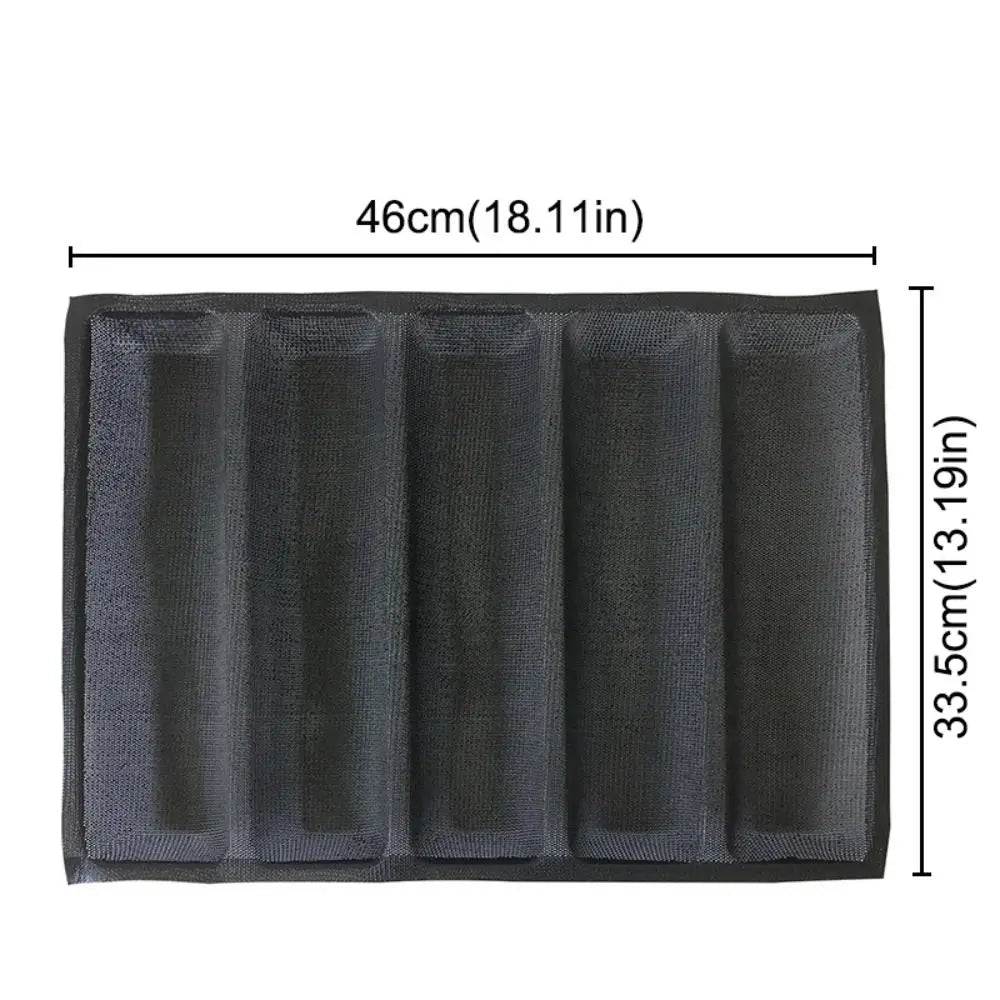 Non-Stick Silicone Baguette Mold | Perforated French Bread Pan Silicone Bread Mold Nixie