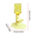 Elevated Gravity Pet Water Dispenser Stand for Cats & Dogs Pet Water Dispenser Nixie Yellow
