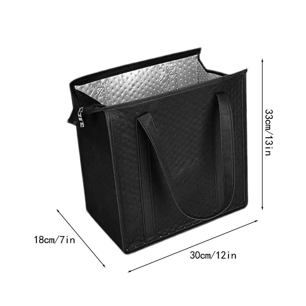 Insulated Cooler Bags 2PCS Reusable Picnic & Grocery Tote Insulated Cooler Bag Nixie
