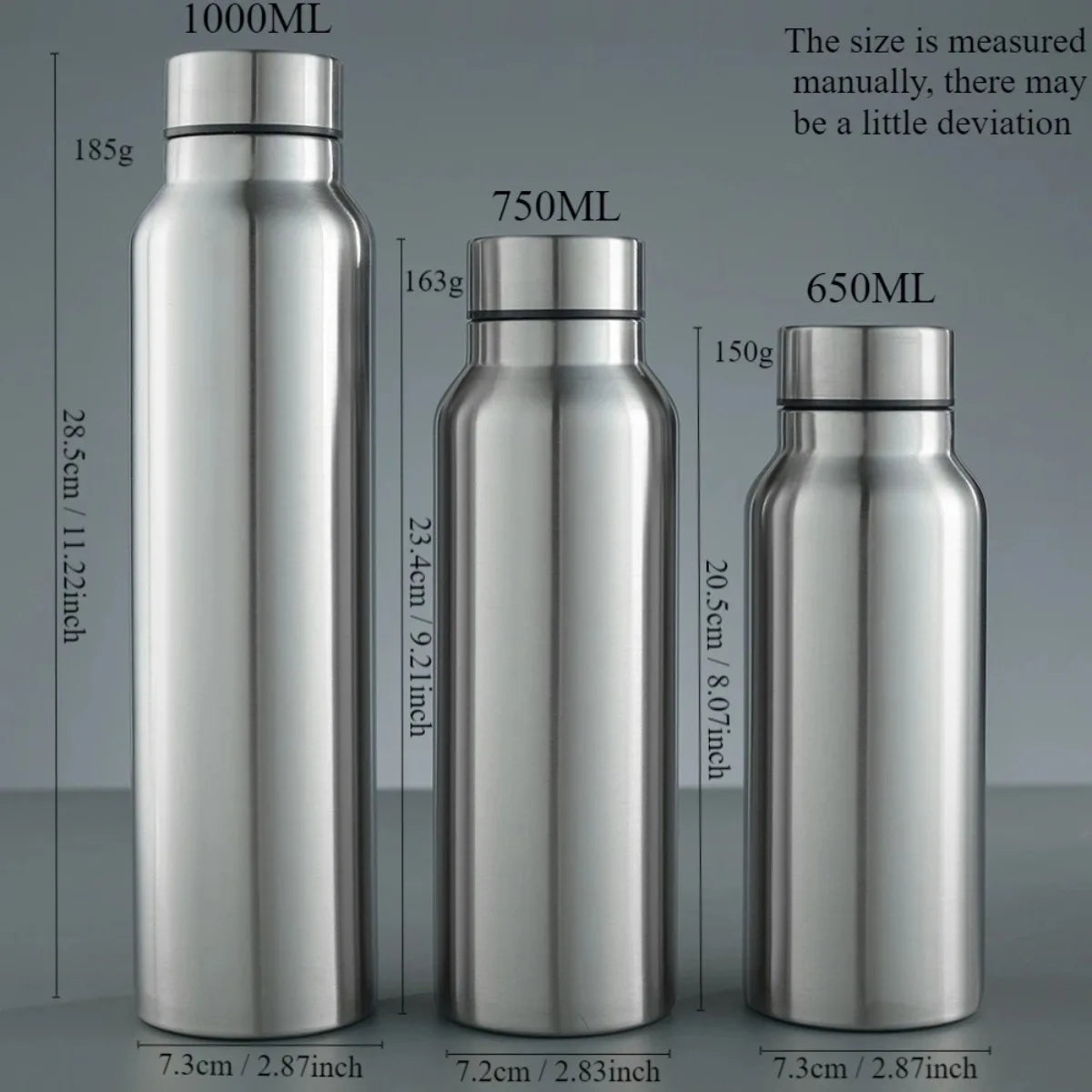 FEB.WIND Stainless Steel Sports Water Bottle – BPA-Free Sports Water Bottle Nixie