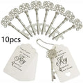Key Shaped Bottle Opener Keychain 10 Pcs | Vintage Party Favors Party Favor Keychain Nixie A4