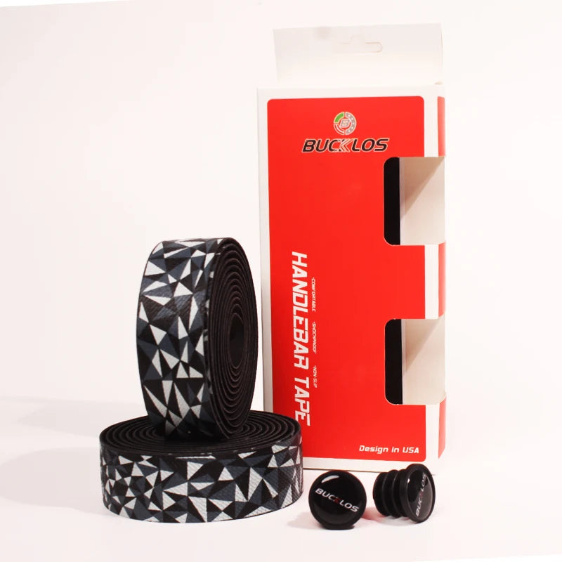 BUCKLOS EVA Road Bike Handlebar Tape – Anti-Slip Cycling Wrap Bike Handlebar Tape Nixie Black Black