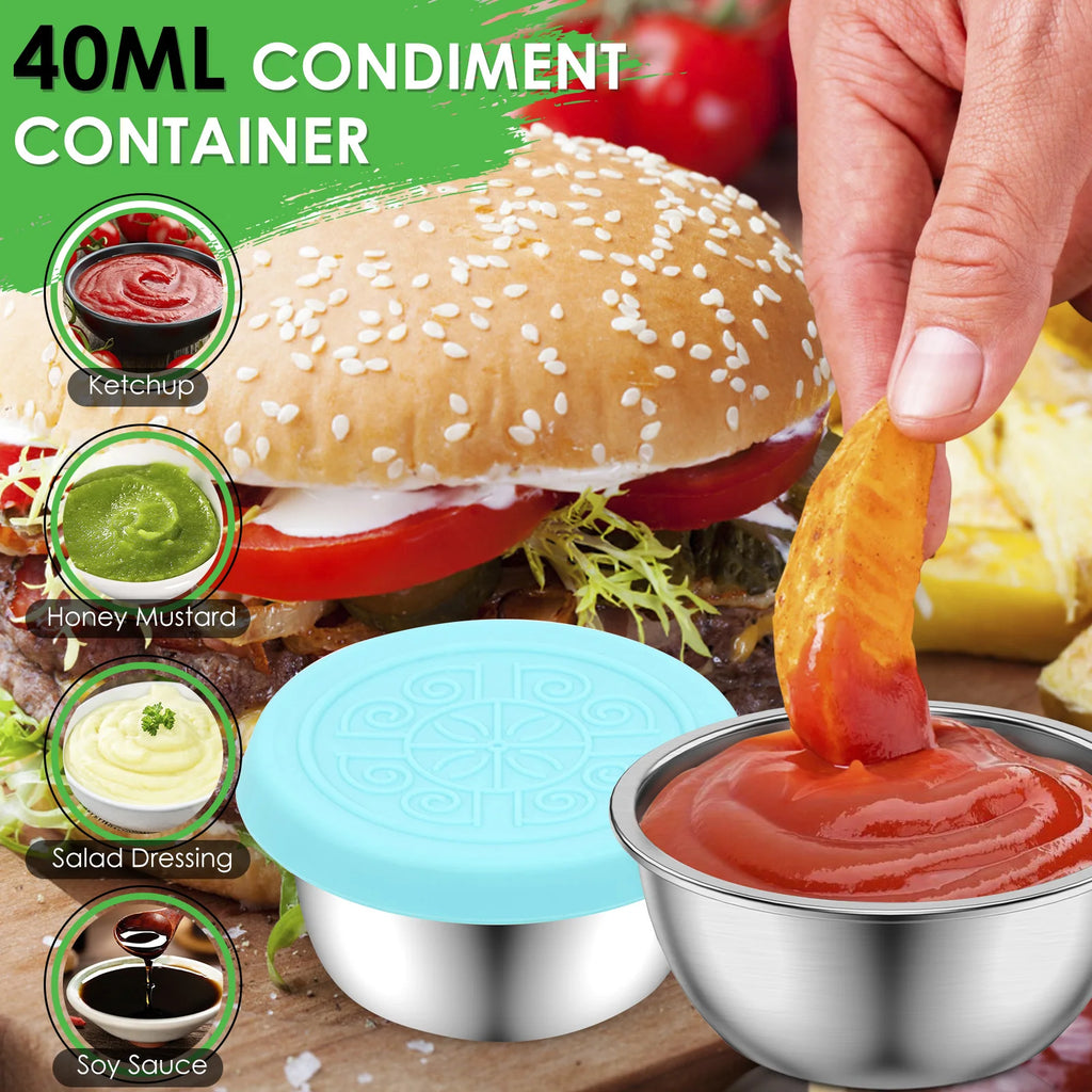 Nixie Stainless Steel Bento Box 1500ml Leakproof 3-Compartment Bento Lunch Box Nixie