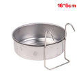 Stainless Steel Hanging Cage Pet Bowl – 5 Sizes | Dogs, Cats & Birds Hanging Pet Bowl Nixie 16CM