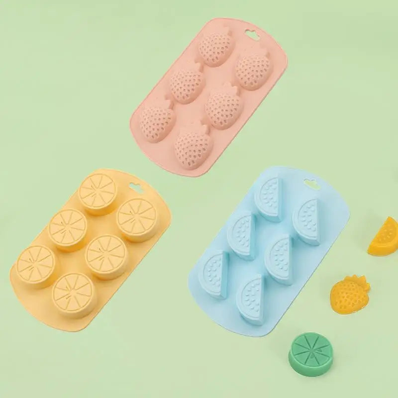 Fruit Silicone Molds – Chocolate Gummy Fondant Pudding Molds
