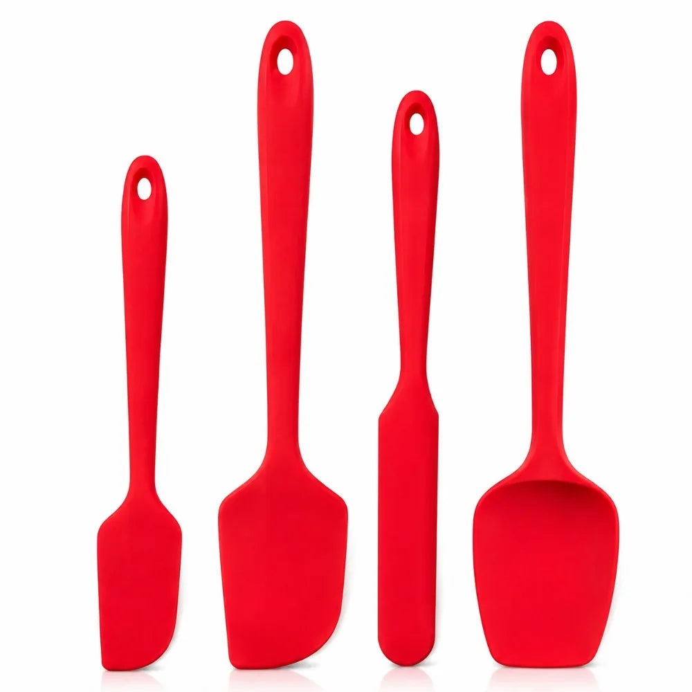 4-Piece Silicone Spatula Set – High-Temp Turner & Kitchen Tools Silicone Spatula Set Nixie