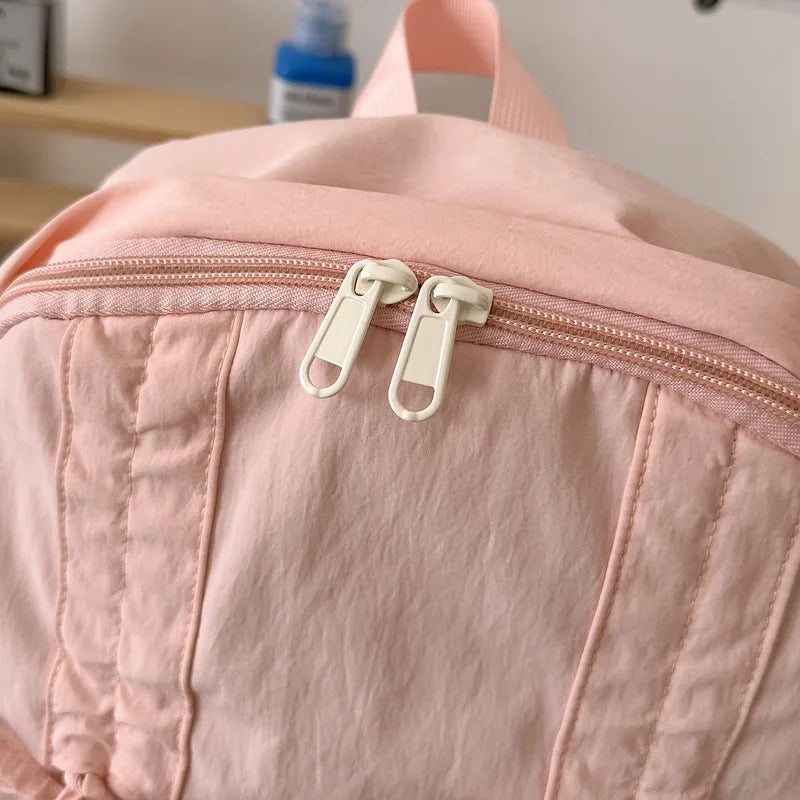 Drawstring Bow Backpack for Women – Lightweight Travel & School Bag Women's Backpack Nixie
