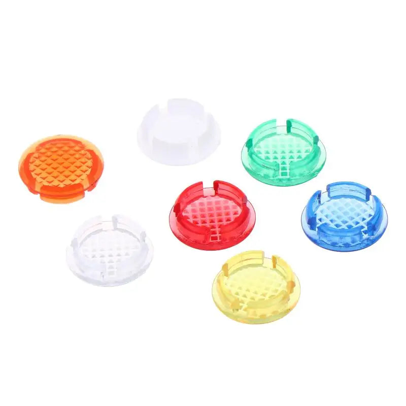 10Pcs LC11-5 LED Light Guide Caps 11mm Lampshades – 7 Colors LED Light Guide Cap Nixie